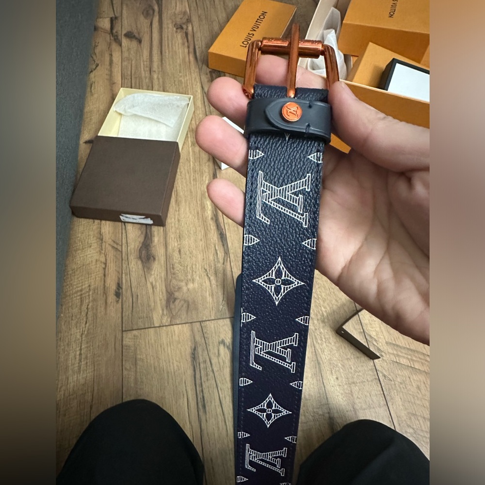mens  louis vuitton belt voyager 35MM